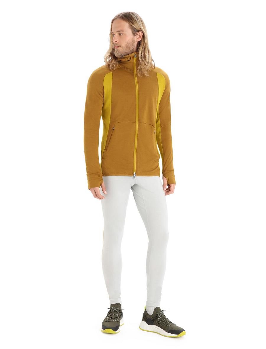 Icebreaker Merino 200 Sonebula Thermal Miesten Leggingsit Kultaiset | FI 1127UZGT